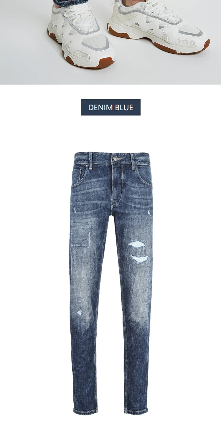 JackJones зимние мужские модные трендовые повседневные джинсы 218432515