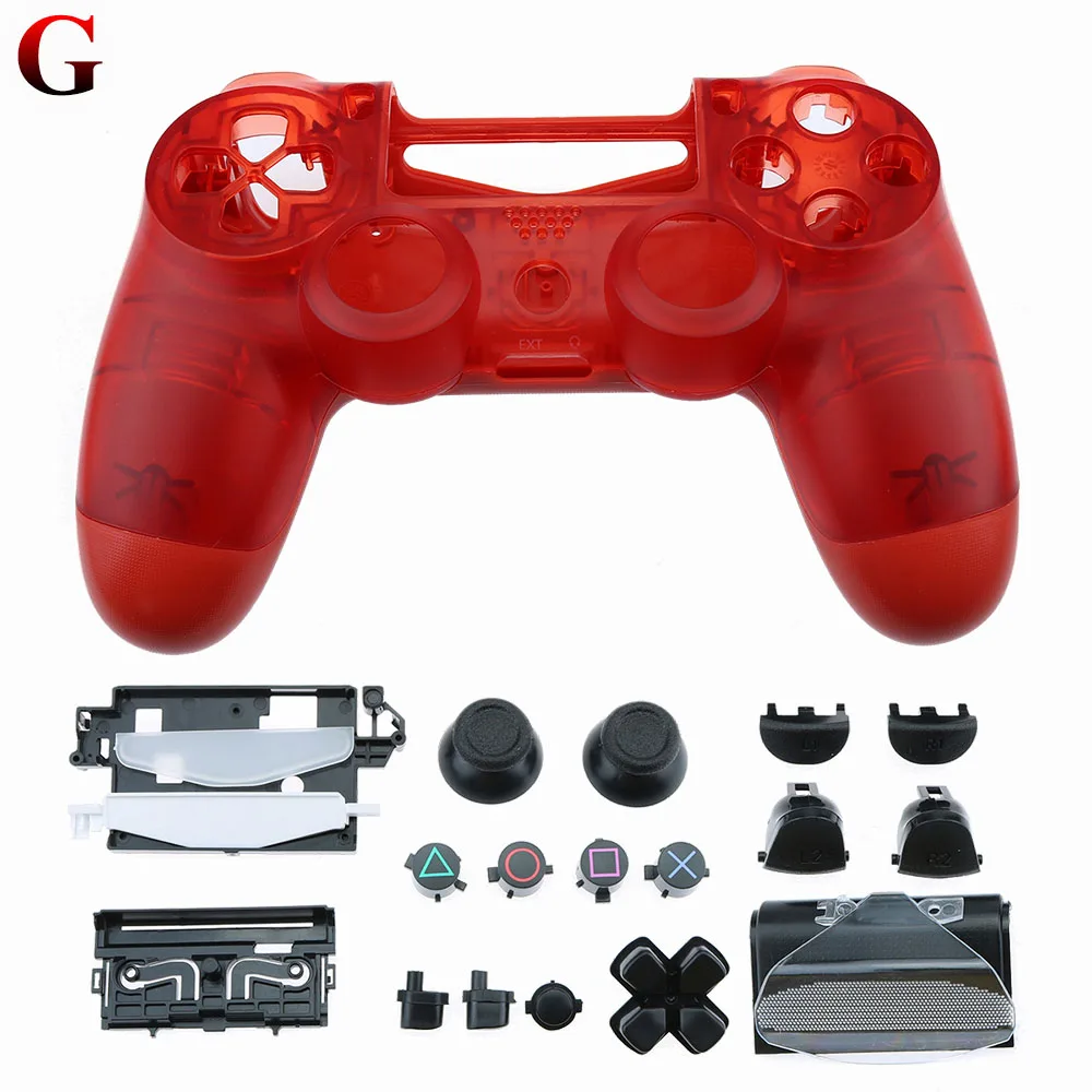 G YuXi оболочка для ps4 pro тонкая Замена полная оболочка и кнопки мод комплект контроллер пользовательский чехол Корпус для playstation 4 pro - Цвет: G