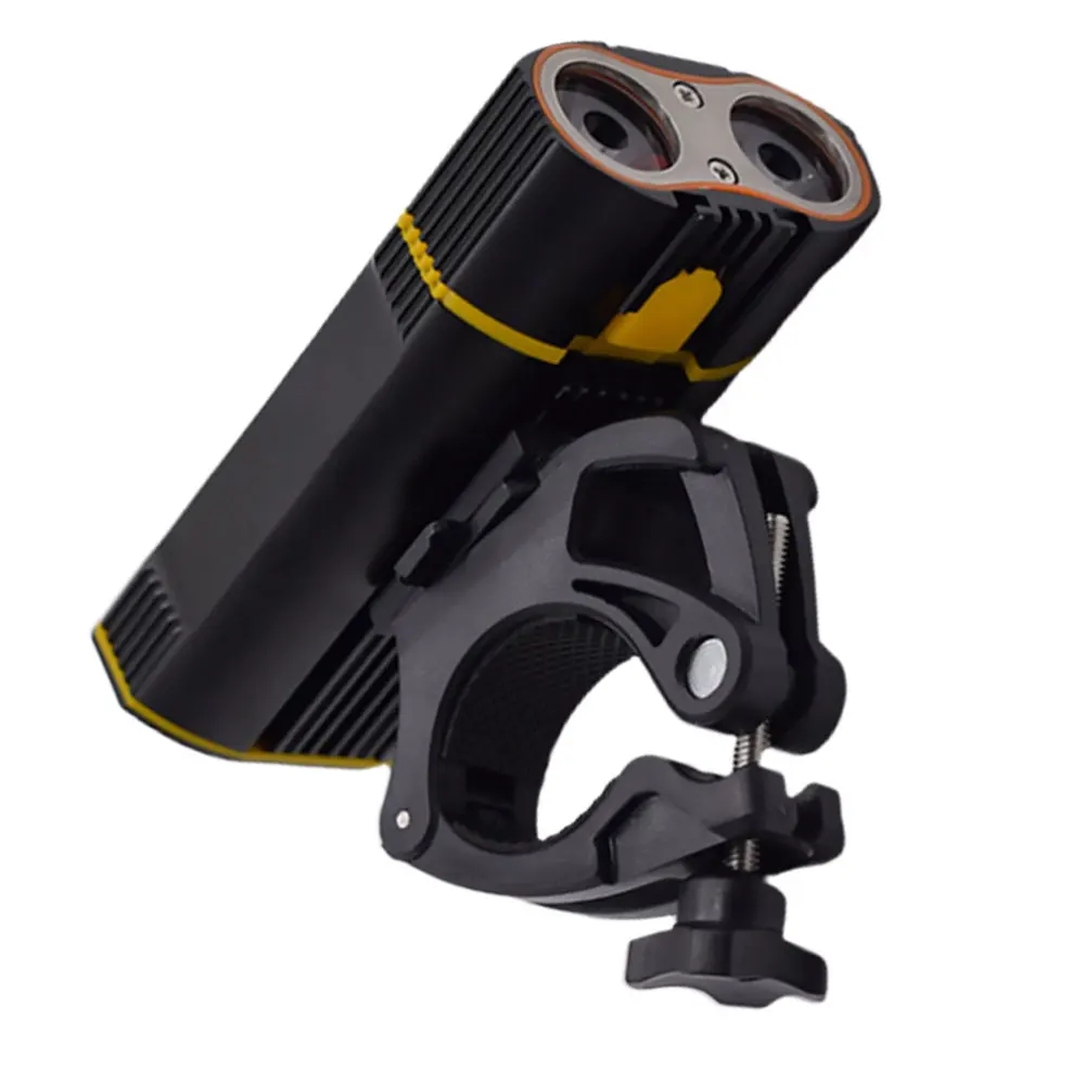 

T6/L2 LED Bike Lamp Headlight USB Charging Front Lamp Portable Bike Headlamp Black