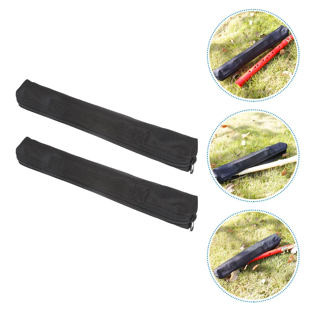 

2Pcs Black Oxford Fabric Clarinet Storage Pouches Mini Saxophone Pouches (Black)