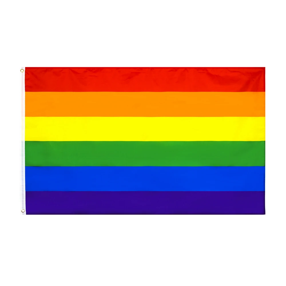 

3x5Fts 90X150cm Homosexual Philadelphia Philly LGBT Gay Pride Rainbow Flag
