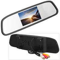 4 3 inch car mirror monitor auto parking system with waterproof night vision ccd backup rear view camera auto accessories
