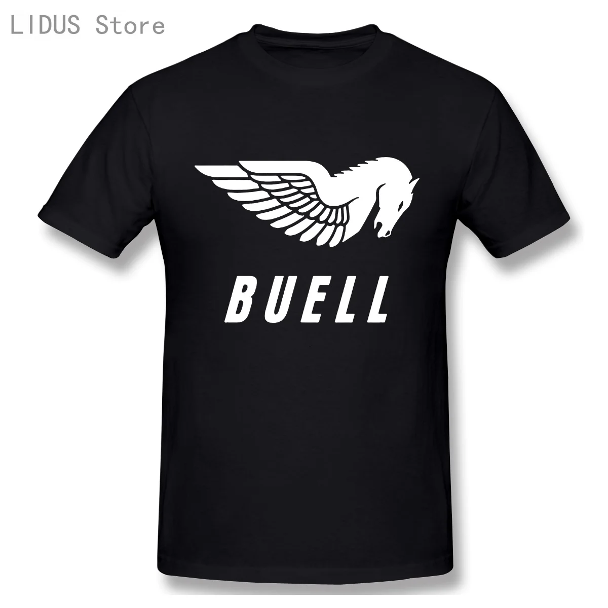 

Buell Motorcycles Logo T Shirt Custom Graphic Tshirt Short Sleeve Tee High Quality Top