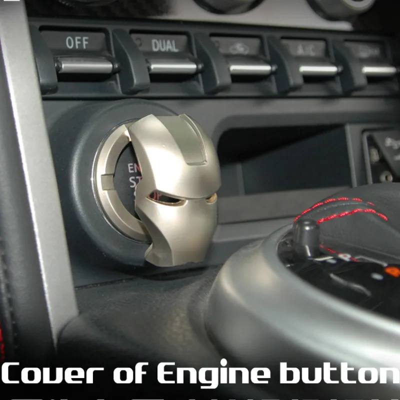 Автомобильный интерьер двигатель зажигание старт стоп кнопка переключатель