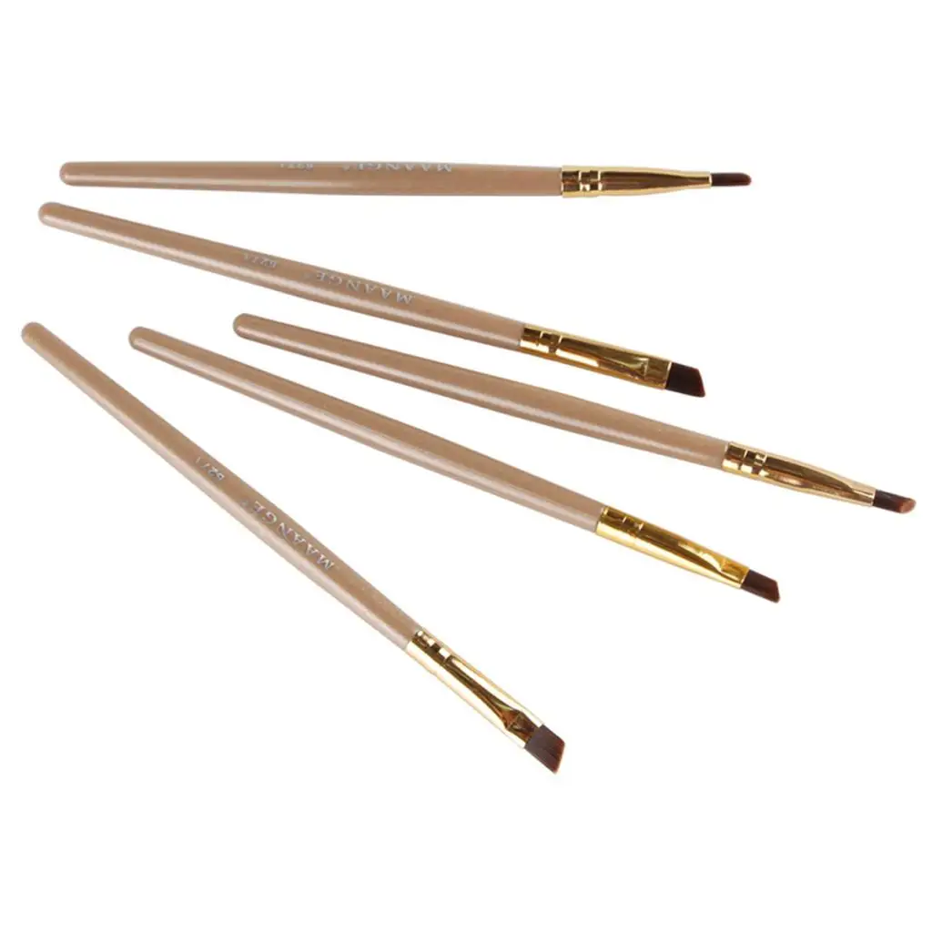 Набор кистей для формирования бровей с пластиковой ручкой 10 шт. | Красота и