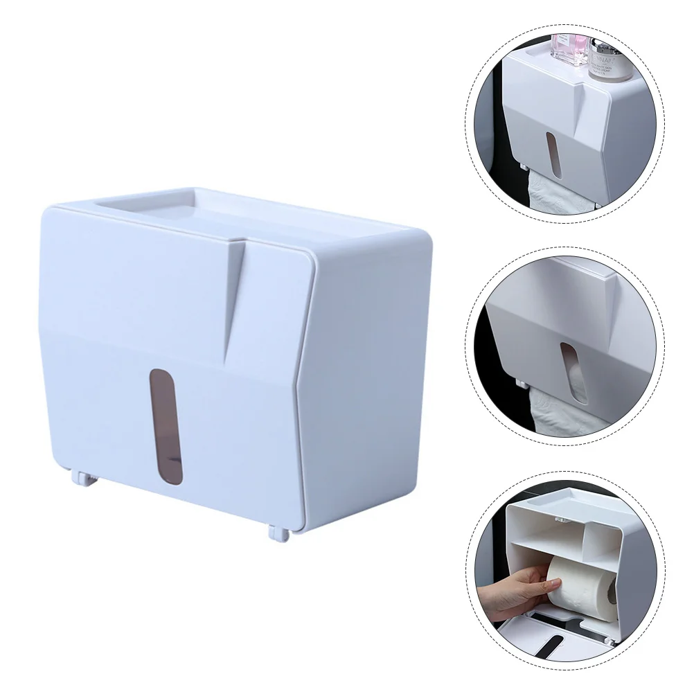 

1 pc Toilet Wall Hanging Tissue Box Paper Case Tissue Box Holder for Toilet