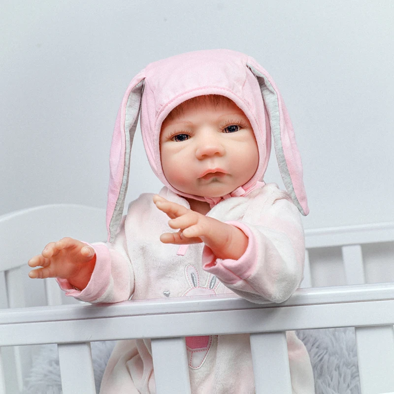 

18Inch Reborn Toddler Baby Dolls Toy Full Body Silicone Water Proof Bath Toy Popular Bebe Doll Reborn Lifelike Gift