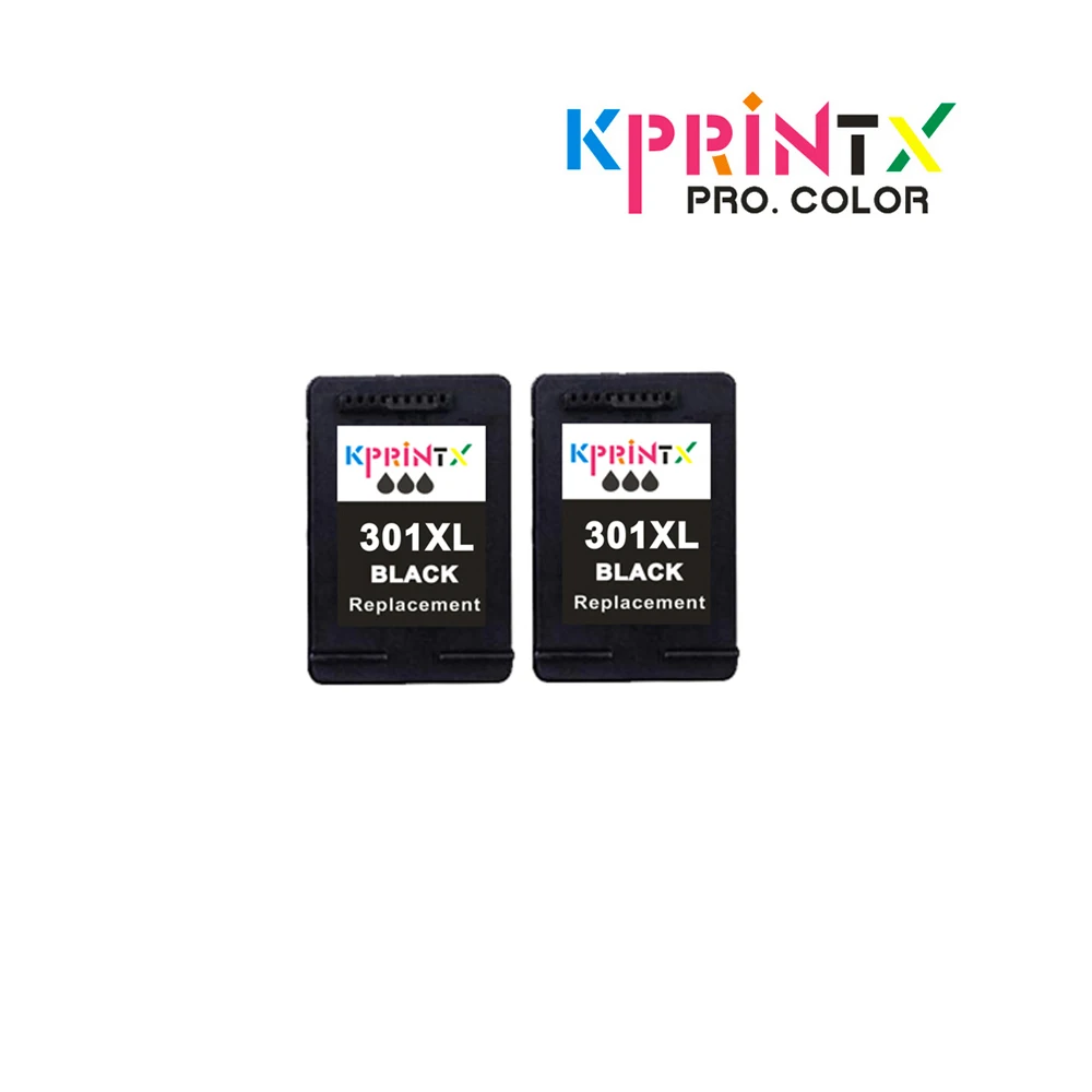 2pk 301XL заправка чернильного картриджа черная Замена для 301 xl Совместимость hp301 Deskjet