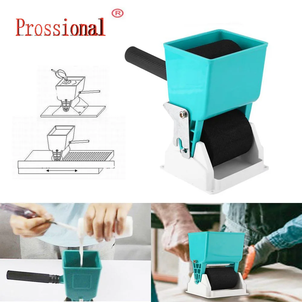 

180mL/320mL Paint Buckets Portable Handheld Glue Applicator Roller Manual Gluer for Woodworking Paiting Tool