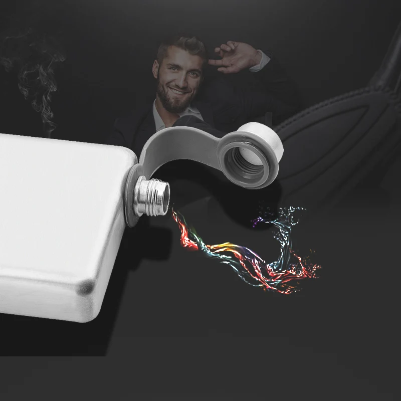 Спортивный чайник для вина из нержавеющей стали 304 переносная фляжка кемпинга на