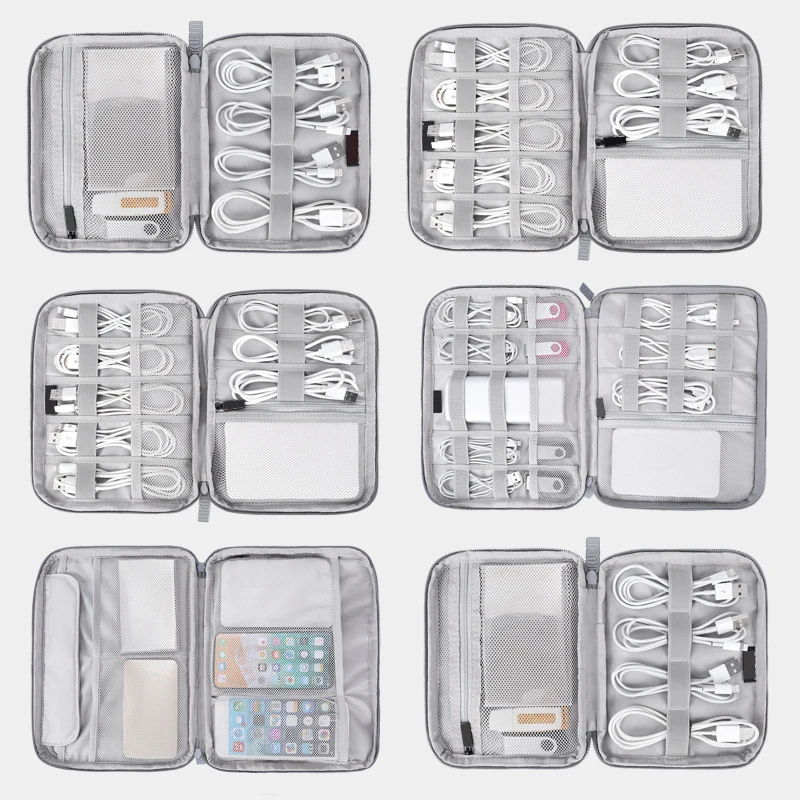 Сумка-Органайзер для путешествий водонепроницаемый цифровой чехол гаджетов
