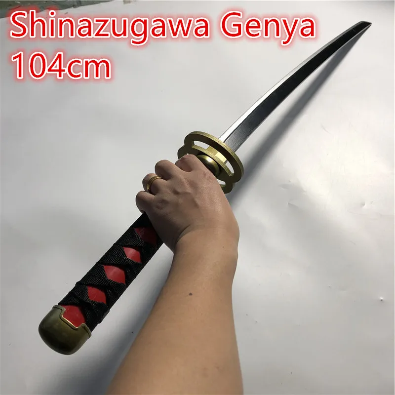 

104cm Demon Slayer:Kimetsu No Yaiba Shinazugawa Genya sword Iguro Obanai cosplay Prop weapon Uzui Tengen Props Knife