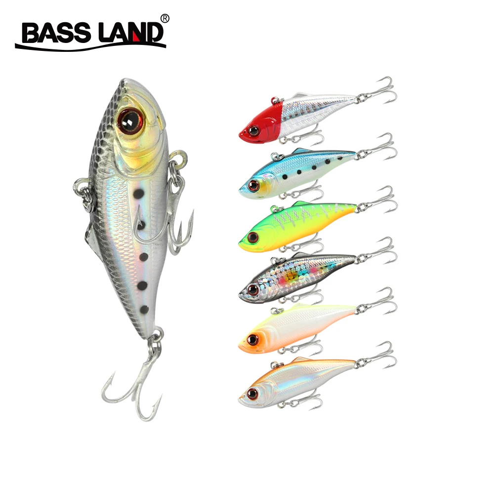 Bassland Тонущая VIB 6cm11g длинная литая рыболовная приманка большая жесткая jerkbait