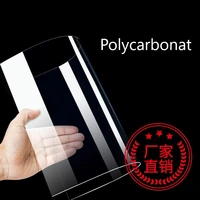 polycarbonate clear plastic sheet shatter resistant easier to cut bend mold than acrylic for vex robots crafts