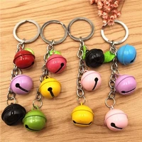 50pcs creative colorful bells pet bell key pendants chain wallet backpack handbag ring gift navidad christmas 2022
