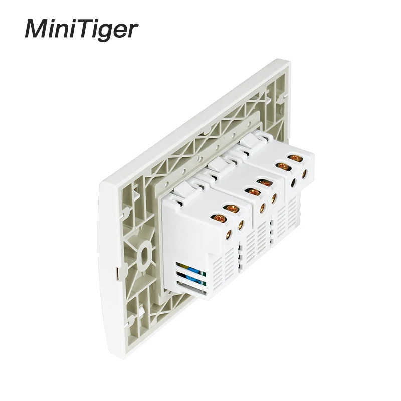 Minitiger США/AU стандартная настенная розетка USB 6 USB зарядное устройство порт для мобильного телефона с индикатором 118 мм* 80 мм белая пластиковая панель