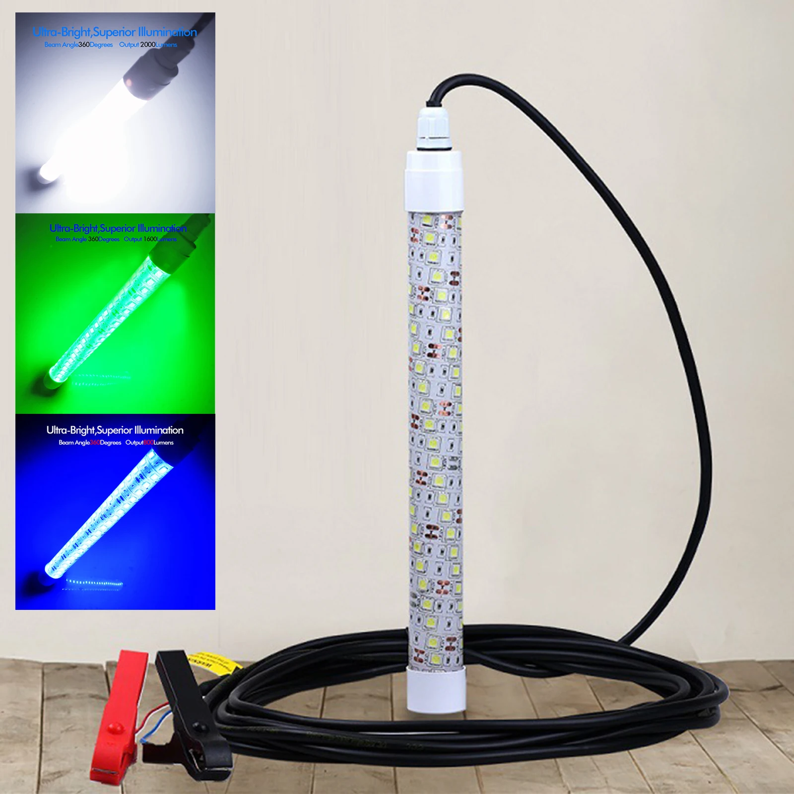 

Светодиодный погружной светильник для рыбалки, 20 Вт