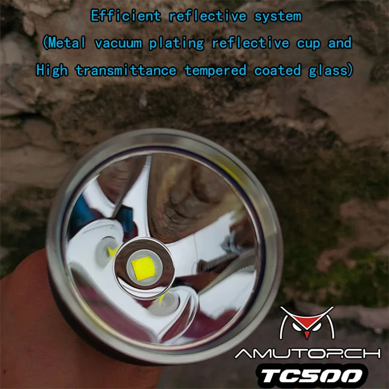 Amutorch TC500 XHP70/SST70 4000 люменов мощный светодиодный фонарик высокой яркости дальнего