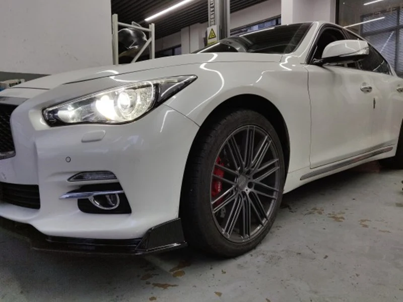 Спойлер для Infiniti Q50 2015 2018 задний спойлер ABS диффузор переднего бампера защитные