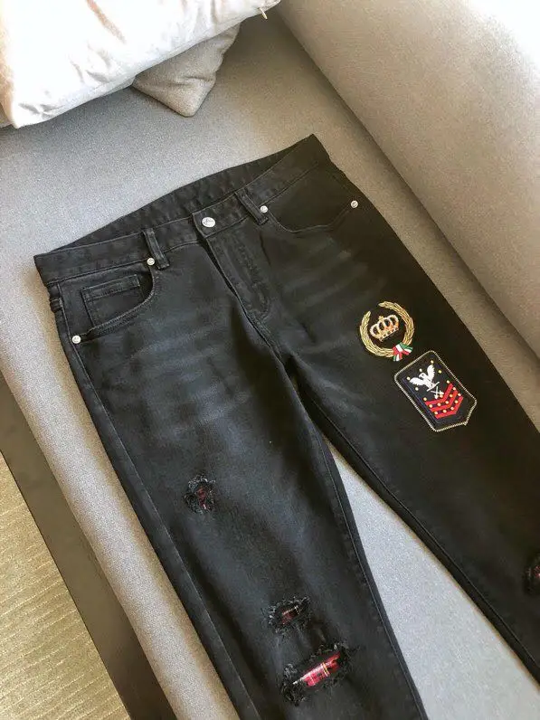 AH1266 модные мужские джинсы 2020 подиумный роскошный известный бренд Европейский