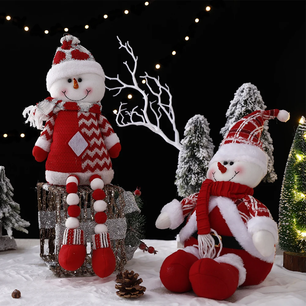 Рождественское украшение подвесные сидячие куклы ручной работы Искусственная