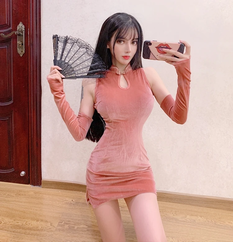 Новинка Весна Лето Панк сексуальное короткое платье с открытыми плечами женское