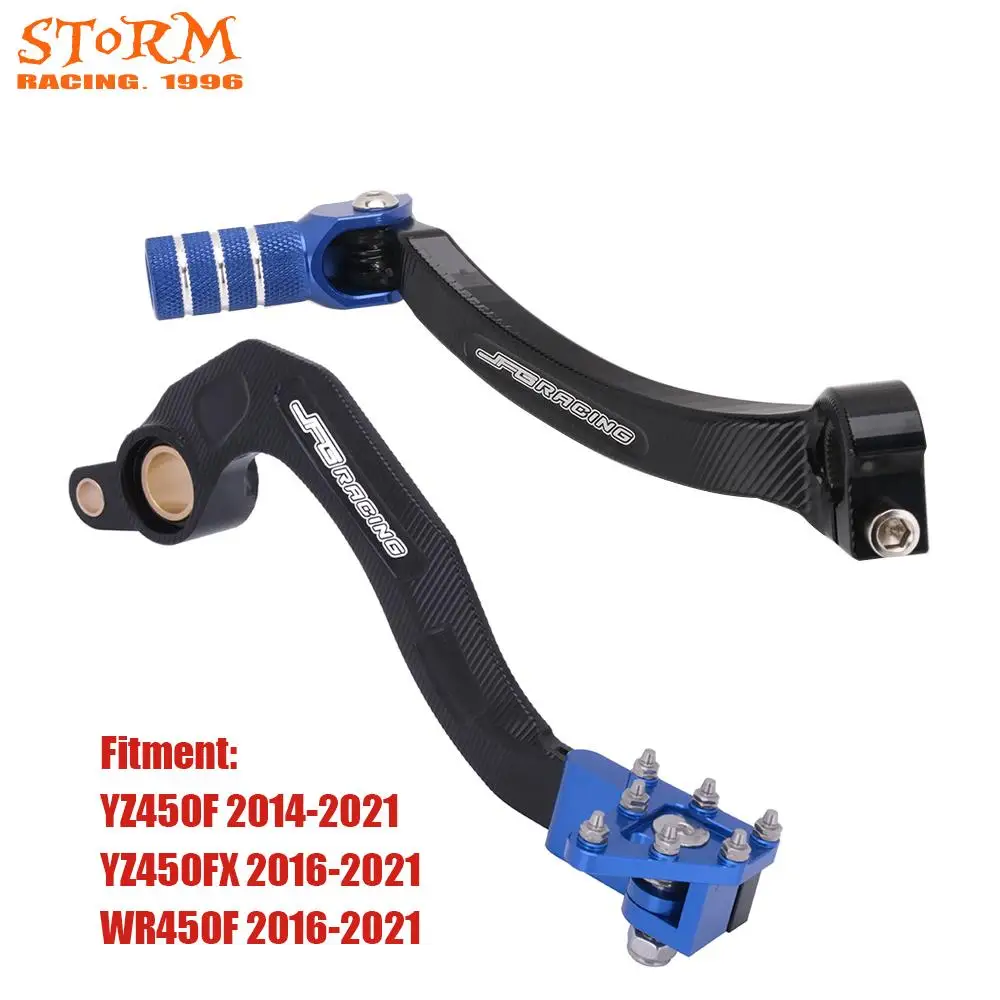 

Переключатель передач с ЧПУ для мотоцикла, рычаг переключения передач, педаль тормоза для Yamaha YZ250F YZF250 YZ450F YZF450 250FX 450FX 2014-2020 2021