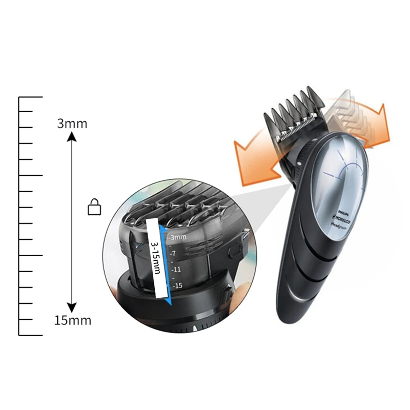 Расческа для стрижки волос Philips QC5510 QC5530 QC5550 QC5560 QC5570 QC5580 3-15 мм | Красота и здоровье