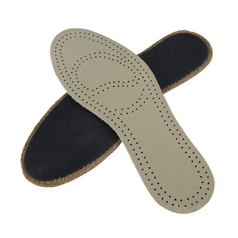 

1Pair Leather Women Men Insoles Shock Release Insole High Quality Breathable Insoles Absorb Sweat Deodorization Insoles