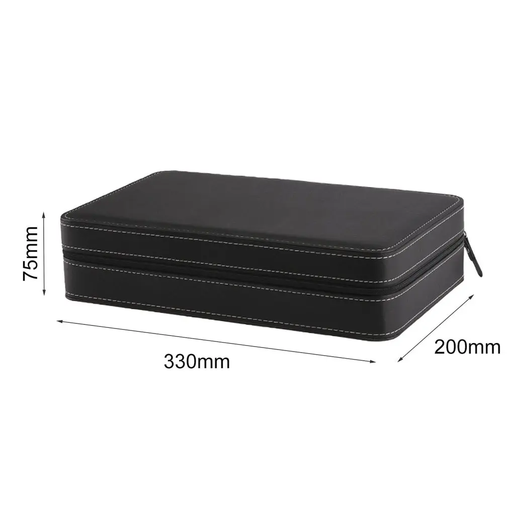 

12 Grids PU Slots Wrist Watch Display Box Storage Holder Organizer Watch Case Jewelry Dispay Watch Box n