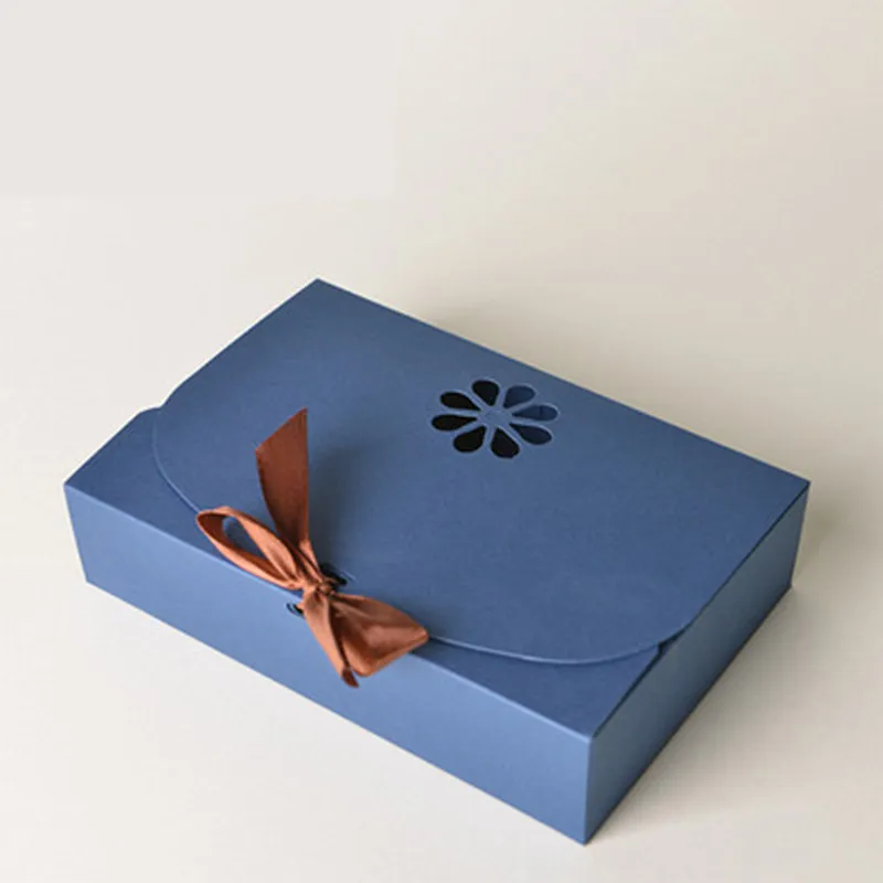 20pcs/lot red blue box Kraft Paper Cardboard Package Candy Gift Box For Flowers Cookies Moon Cake/Soad/Candy | Дом и сад