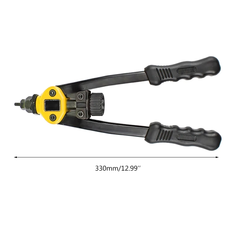

Hand Nut Manual Blind Riveter Threaded Mandrels with M3 M4 M5 M6 M8 M10 Nuts Riveting Tool