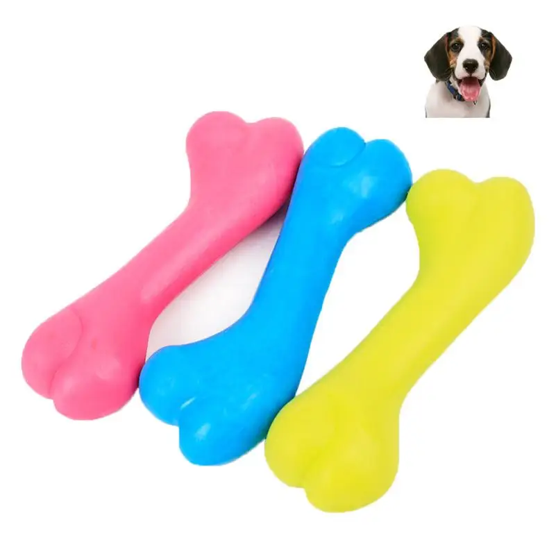 Игрушки для животных интересные novelty1PC резиновые кости собаки жевательные