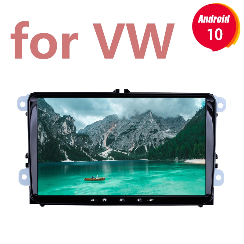 2 Din Android 10 + 16G Автомобильный мультимедийный 2Din Авто Радио 9 дюймов радио для VW Passat