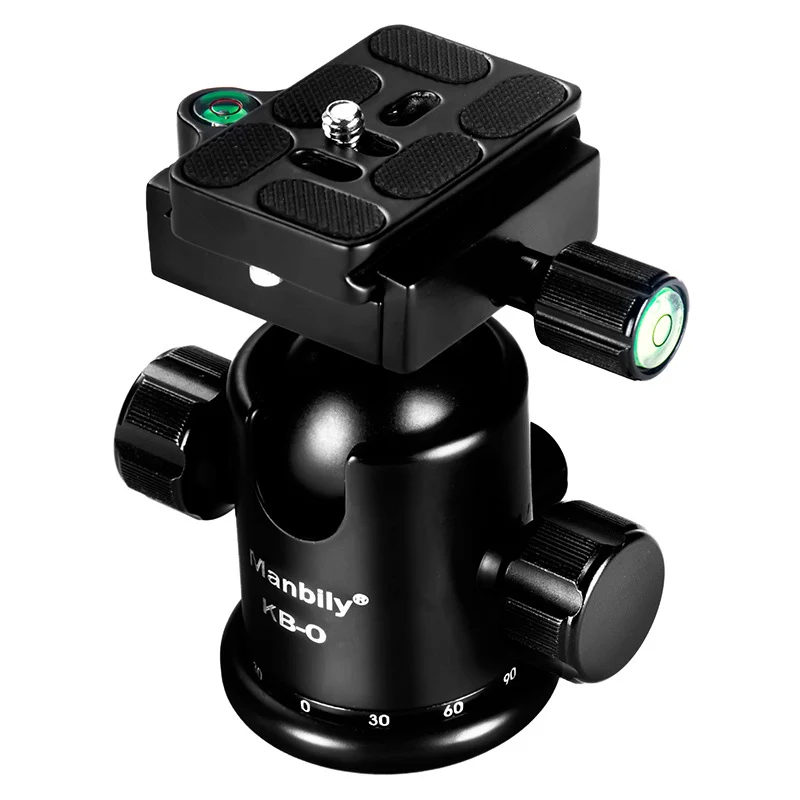 MANBILY KB-0 головка трипода профессиональная металлическая 360 ° вращающийся