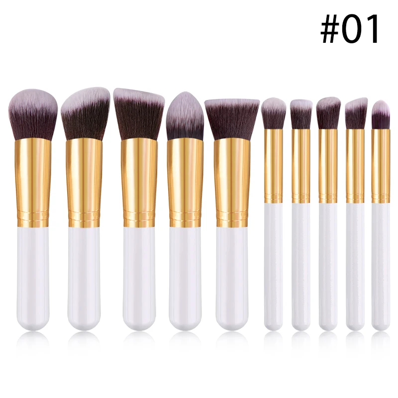 10 шт. набор кистей для растушевки бровей | Красота и здоровье