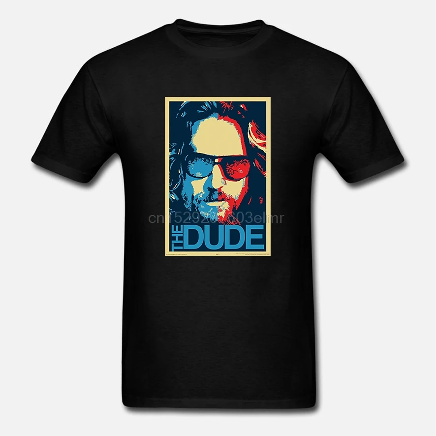 Мужская футболка Big Lebowski The Dude Abides Man s унисекс Забавные топы новинка wo для