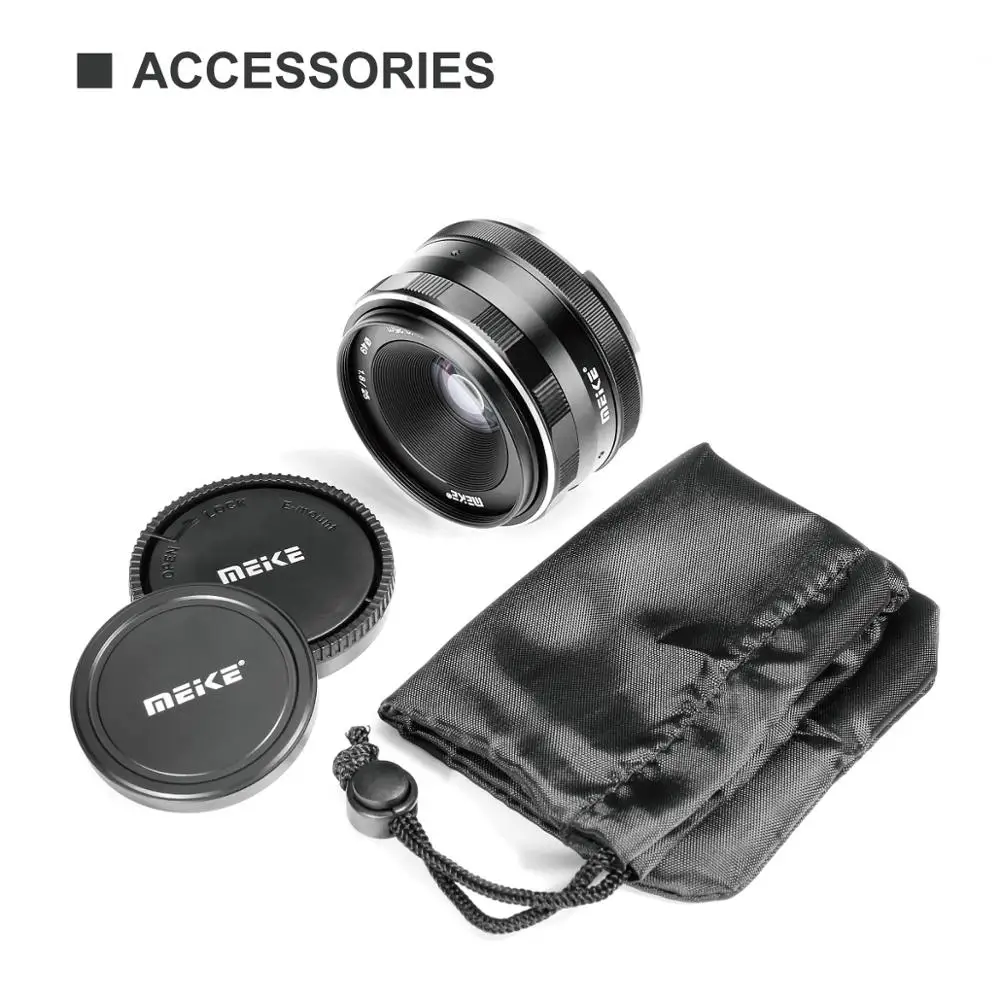 Meike 25 мм f1.8 широкоугольный объектив с большой апертурой для Canon EF M EOS M1 M2 M3 M5 M6 M10