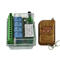 wireless remote control switch 4 channel 220v wireless remote control light switch motor control switch