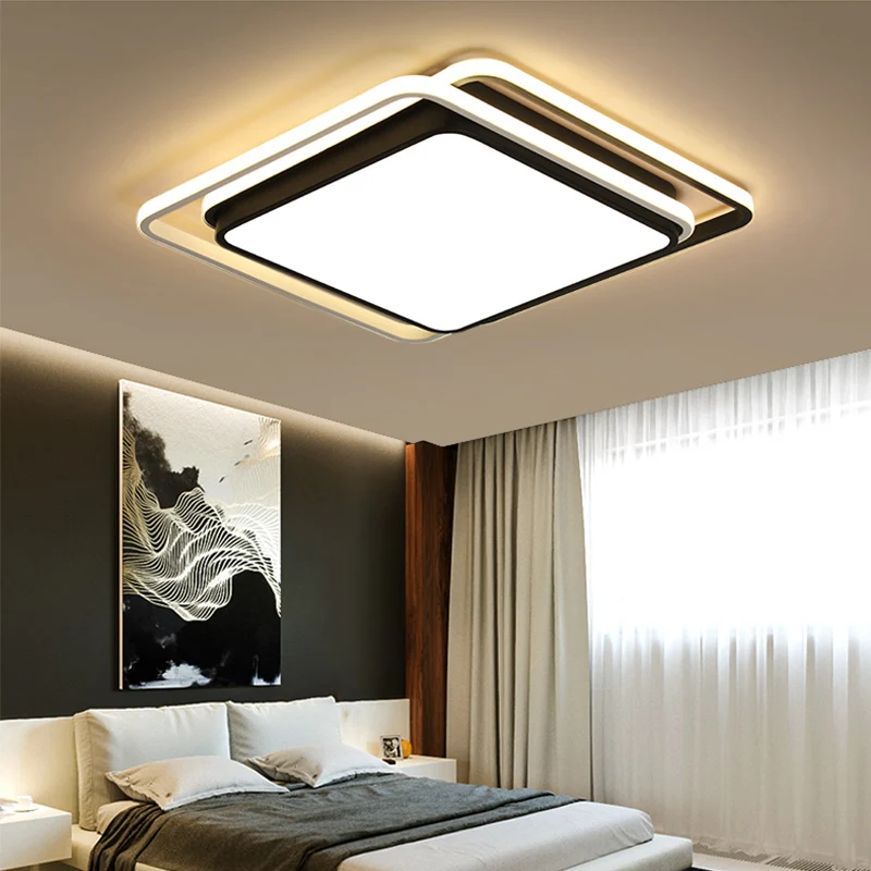 AC85 265V квадратный современный минималистский затемнения светодиодные