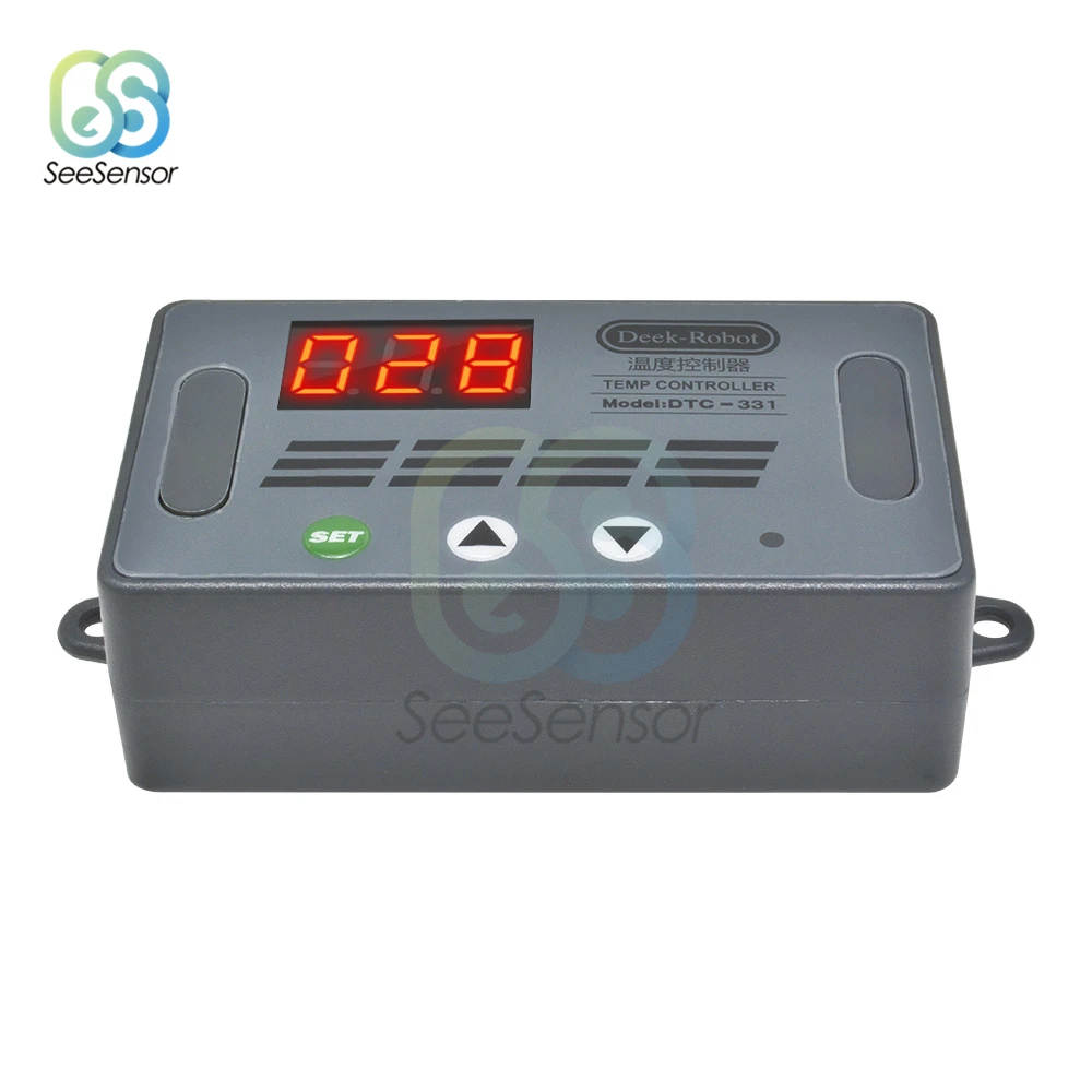 Цифровой светодиодный регулятор температуры настенный датчик с термостатом 12 В