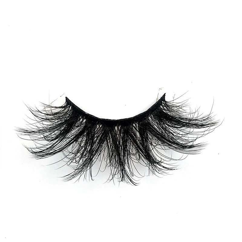 

7 Pairs/Box False Eyelashes 25mm 3D Multilayers False Eyelashes Fashion Faux Mink Hair New Wispies Fluffy Eye Lash Extension