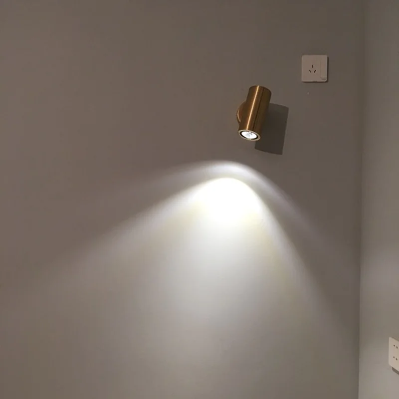 Американская бронзовая настенная лампа современный простой индивидуальный