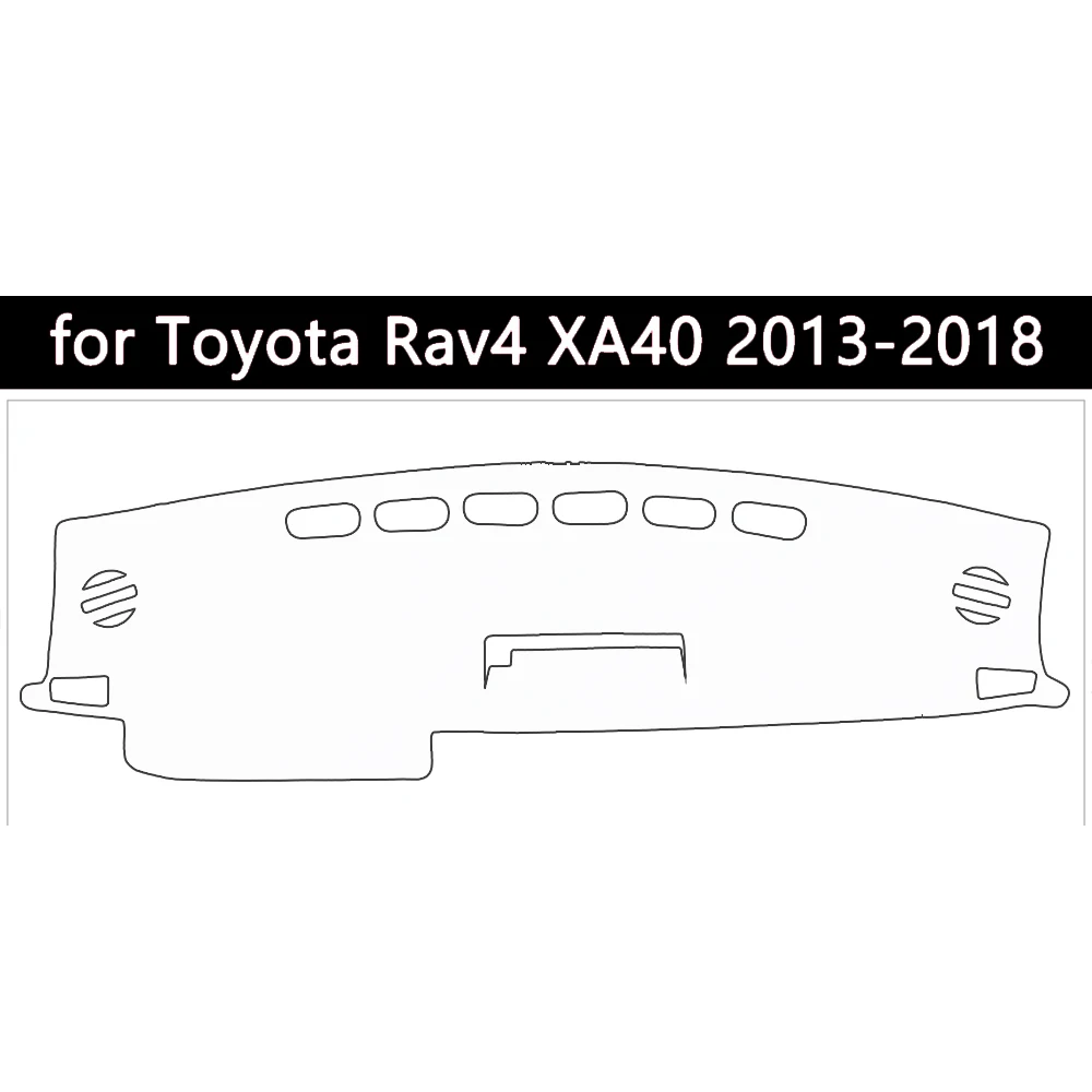 Нескользящий коврик для Toyota Rav4 2013 ~ 2018 XA40 накладка на приборную панель