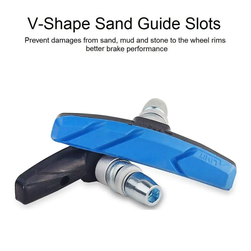 Велосипедные тормозные колодки с V образным тормозом бесшумные велосипедные