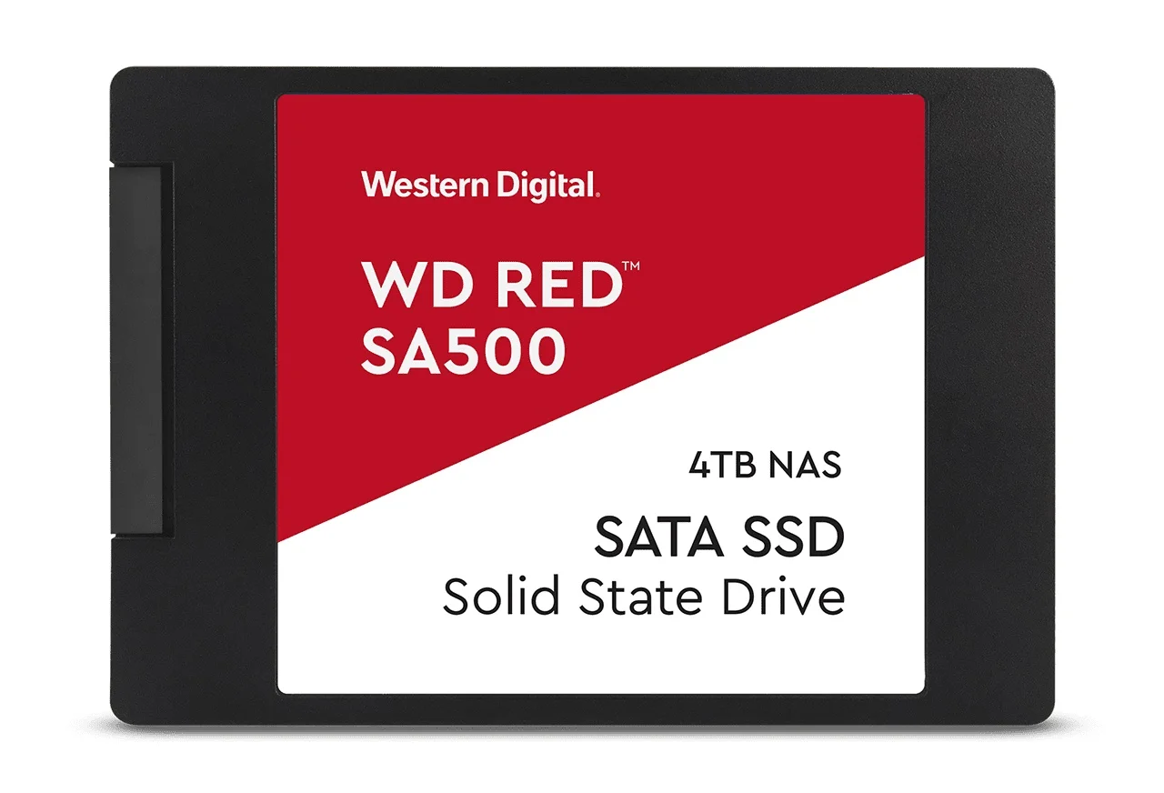 Накопитель твердотельный WD Твердотельный накопитель SSD Red™ SA500 NAS 3D NAND WDS400T1R0A 4ТБ 2
