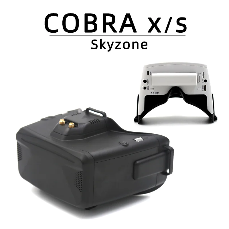 SKYZONE Cobra X / S /SD 800x480 4,3 pulgadas 1280x720 4,1 pulgadas 5,8G 48CH RapidMix receptor Head Tracker DVR FPV gafas para FPV-0