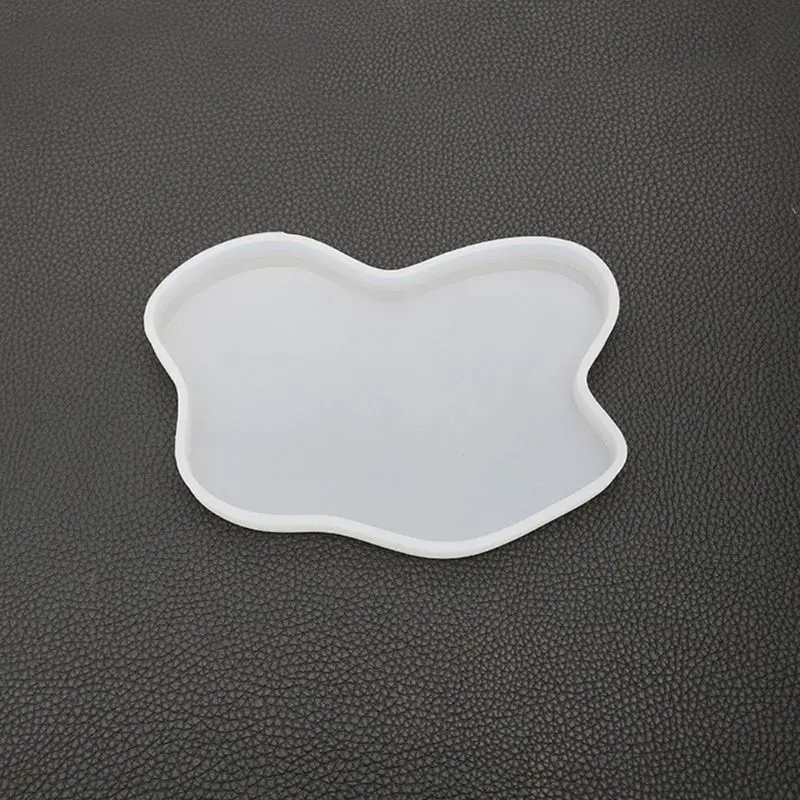 

Irregular Coaster Cup Mat Mold Manual Mirror UV Resin Table Decoration DIY Crystal Epoxy Molds