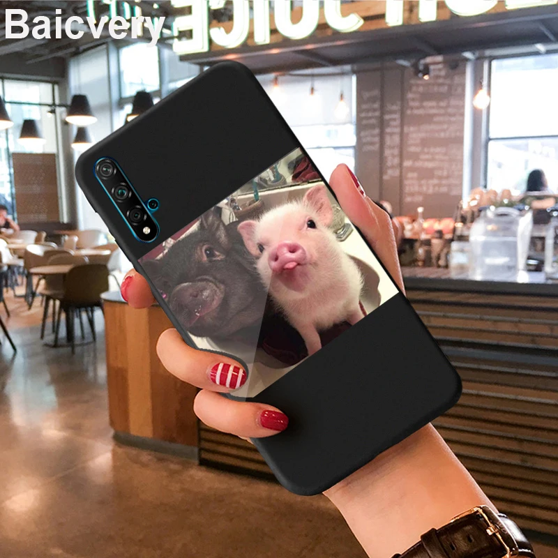 Чехол-бампер из ТПУ для Huawei Nova 5 T задняя крышка телефона мягкий чехол | Мобильные