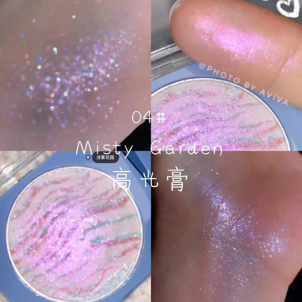 Блеск для лица хайлайтер бронзер палитра Мерцающий порошок макияж светящиеся